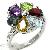 Sell Sterling Silver Mix Gem Ring Item #j0507261c
