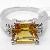 Sell Sterling Silver Natural Citrine Ring Size Gem Weight 2.119ct , Bracket Weight 2.0442g