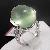 Wholesale For 925 Silver Natural Prehnite Ring