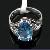 Wholesale For925 Silver Natural Blue Topaz Ring, Ruby / Citrine / Amethyst Earring, Bracelet