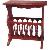 Rc-003 Magazine Newspaper Rack Mahogany Teak Indoor Furniture Classic Style