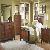 Teak Mahogany Bedroom Set Bed, Dresser, Chest Drawer, Mirror, Armoire, Night Stand