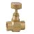 Brass Instrument , Pressure Gauge , Needle Valve