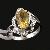 Manufactory For Sterling Silver Natural Citrine Ring, Gemstone Jewelry, Sapphire Ring, Cz Jewelry