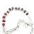 Factory For 925 Silver Natural Garnet Bracelet, Mix Gem / Blue Topaz Earring , Buby Jewelry