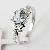 Factory For Sterling Silver Natural Blue Topaz Ring, Brass Cz Jewelry, Natural Gem Stone Jewelry