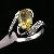 Factory For Sterling Silver Natural Citrine Ring, Cz Jewelry , Tourmaline Ring, Smoky Quartz Pendant