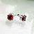 Factory For Sterling Silver Natural Garnet Stud Earring, Amethyst / Jade Bracelet, Ruby / Prehnite R