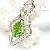 Factory For Sterling Silver Natural Olivine Pendant, Blue Topaz Bracelet, Sapphire Earring, Citrin R