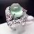 Factory For Sterling Silver Natural Prehnite Ring, Blue Topaz Bracelet, Amethyst Earring, Citrin Rin