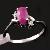 Factory For Sterling Silver Natural Ruby Ring, Bracelet, Sapphire / Amethyst Earring