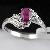 Factory For Sterling Silver Natural Ruby Ring, Jade Bracelet, Sapphire Earring, Olivine Jewelry Set