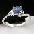 Manufacturer For 925 Silver Natural Sapphire Ring, Blue Topaz / Ruby Earring, Ring