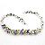 Manufacturer For Sterling Silver Mix Gem Bracelet, Amethyst / Chalcedony / Olivine / Sapphire, Ring
