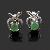 Manufacturer Sterling Silver Natural Jadeite Stud Earring, Citrine Bracelet, Amethyst Ring