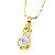 Sell 18k Gold Plating Brass Cubic Zirconia Pendant, Major Stone Size 12mm