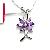 Sell Sterling Silver Natural Amethyst Pendant, Amethyst / Tourmaline / Olivine / Prehnite Ring, Earr