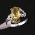 Sell Sterling Silver Natural Citrine Ring, Cz Jewelry, Blue Topaz / Agate / Sapphire / Ruby Ring