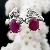 Sell Sterling Silver Natural Ruby Earring, Cz Jewelry, Tourmaline / Rainbow Stone Ring
