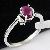 Sell Sterling Silver Natural Ruby Ring, Jewelry Set, 18kgold Ring, Natural Gem Jewelry