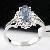Sell Sterling Silver Natural Sapphire Ring, Moonstone / Ruby / Agate / Amethyst Ring, Earring