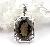 Sell Sterling Silver Natural Smoky Quartz Pendant, Amethyst / Olivine Earring, Sapphire Jewelry Set