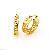 Sell 18k Gold Plating Brass Hoop Earring Various Colors And Samples Are Available