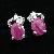 Factory For Sterling Silver Natural Ruby Earring, Cz Jewelry / Citrine Ring, Smoky Quartz Ring
