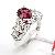 Factory For Sterling Silver Natural Tourmaline Ring, Bangles, Jadeite / Rainbow Stone / Amethyst Rin