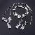 Manufactory For Rhodium Plated Brass Cubic Zirconia Jewelry Set