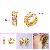 Sell 18k Gold Plating Brass Cubic Zirconia Hoop Earring, Cz Bracelet, Cz Ring, Earring
