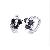 Sell Rhodium Plated Brass Cubic Zirconia Hoop Earring, Major Stone Jewelry, Cz Ring, Pendant