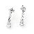 Sell Rhodium Plated Brass Cubic Zirconia Stud Earring, Major Stone Ring, Pearl Necklace, Ring