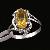 Sell Rhodium Plated Sterling Silver Natural Citrine Ring, Prehnite / Amethyst Ring, Bracelet, Pendan