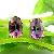Sell Rhodium Plated Sterling Silver Natural Rainbow Stone Stud Earring, Citrine Ring