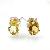 Sell Rhodium Plated Sterling Silver Natural Topaz Stud Earring, Gemstone Jewelry
