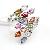 Sell Sterling Silver Mix Gem Ring, Cz Jewelry, Tourmaline / Citrine / Amethyst Ring, Earring, Bracel