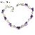 Sell Sterling Silver Natural Amethyst Bracelet, Blue Topaz / Olivine / Garnet / Prehnite Ring, Earri