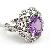 Sell Sterling Silver Natural Amethyst Ring, Blue Topaz / Garnet Ring, Earring, Pendant, Necklace
