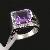 Sell Sterling Silver Natural Amethyst Ring, Cz Jewelry, Sapphire Earring, Blue Topaz Bracelet, Penda
