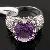 Sell Sterling Silver Natural Amethyst Ring, Tourmaline Earring, Fashion Jewelry, Agate Ring