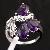 Sell Sterling Silver Natural Amethyst Ring, Tourmaline Ring, Jadeite, Prehnite Bracelet, Pendant