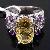 Sell Sterling Silver Natural Citrine / Amethyst Ring, Prehnite Ring, Amethyst Bracelet, Pendant, Nec