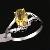 Sell Sterling Silver Natural Citrine Ring, Cz Jewelry, Tourmaline / Citrine Pendant, Fashion Jewelry