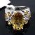 Sell Sterling Silver Natural Citrine Ring, Prehnite Ring / Jadeite Bracelet, Tourmaline Pendant