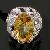 Sell Sterling Silver Natural Citrine Ring, Tourmaline Ring, Jadeite Bracelet, Prehnite Earring