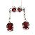 Sell Sterling Silver Natural Garnet Drop Earring, Amethyst Ring, Fashion Jewelry, Tourmaline Pendant