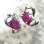 Sell Sterling Silver Natural Ruby Earring, Fashion Jewelry, Prehnite Ring, Cz Jewelry, Moonstone Rin