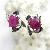 Sell Sterling Silver Natural Ruby Earring, Tourmaline Bracelet, Fashion Jewelry, Garnet Ring