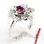 Sell Sterling Silver Natural Ruby Ring, Fashion Jewelry, Prehnite Bracelet, Citrine Pendant, Earring